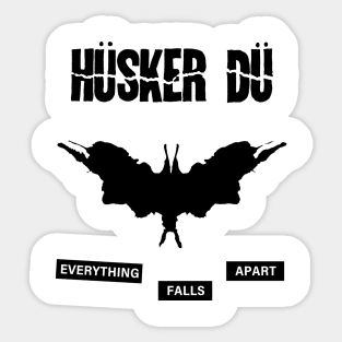 Hüsker Dü - Everything Falls Apart - Tribute Artwork Sticker